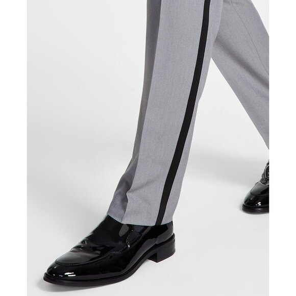 Alfani Men's Slim-Fit Stretch Tuxedo Pants light Grey 30x32 B4HP $135 - Picture 5 of 5